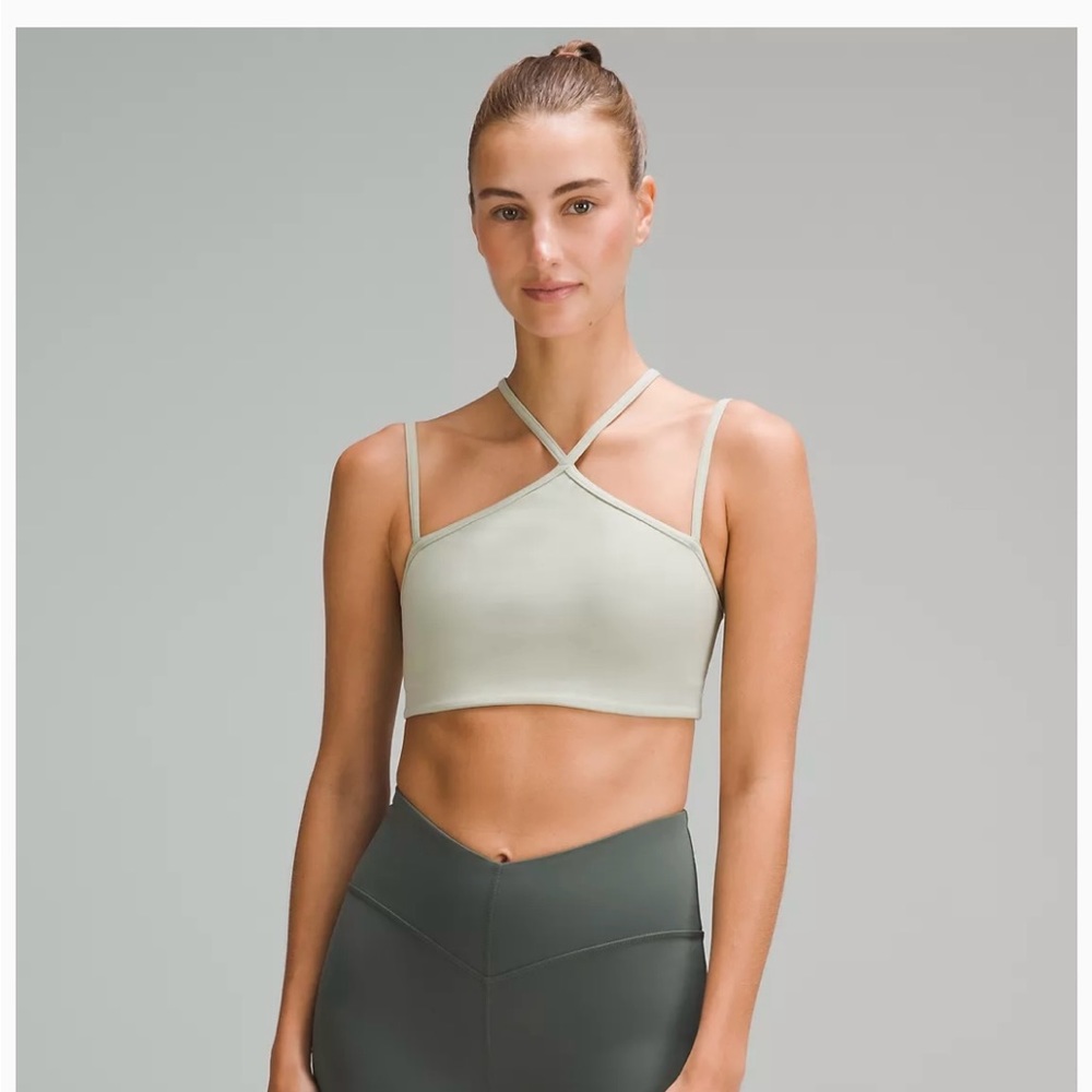 Flow Y Strappy Bra Nulu Light Support - Green Fern 8